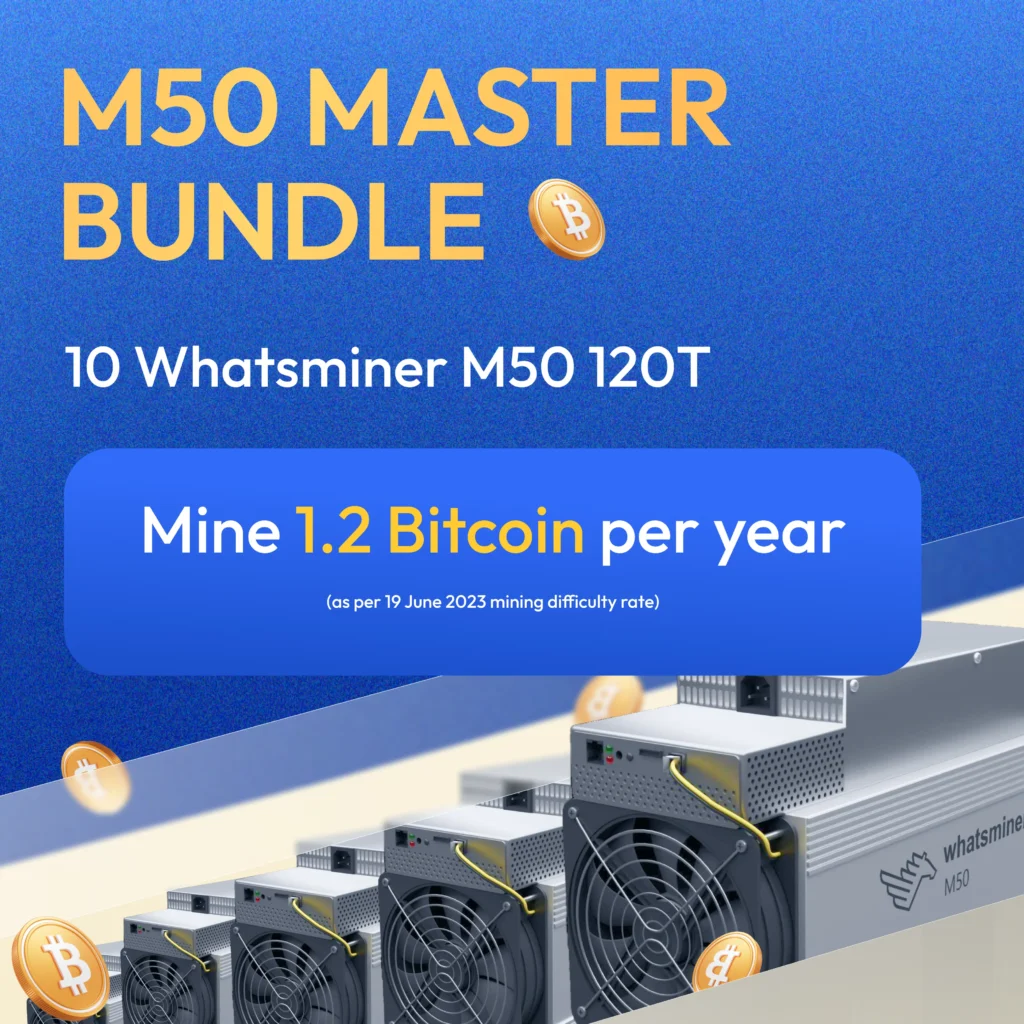 Whastminer M50 120T M50 Master Bundle